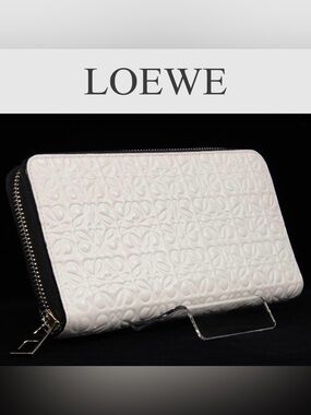 LOEWE Repeat Anagram Leather Long Wallet 🤍